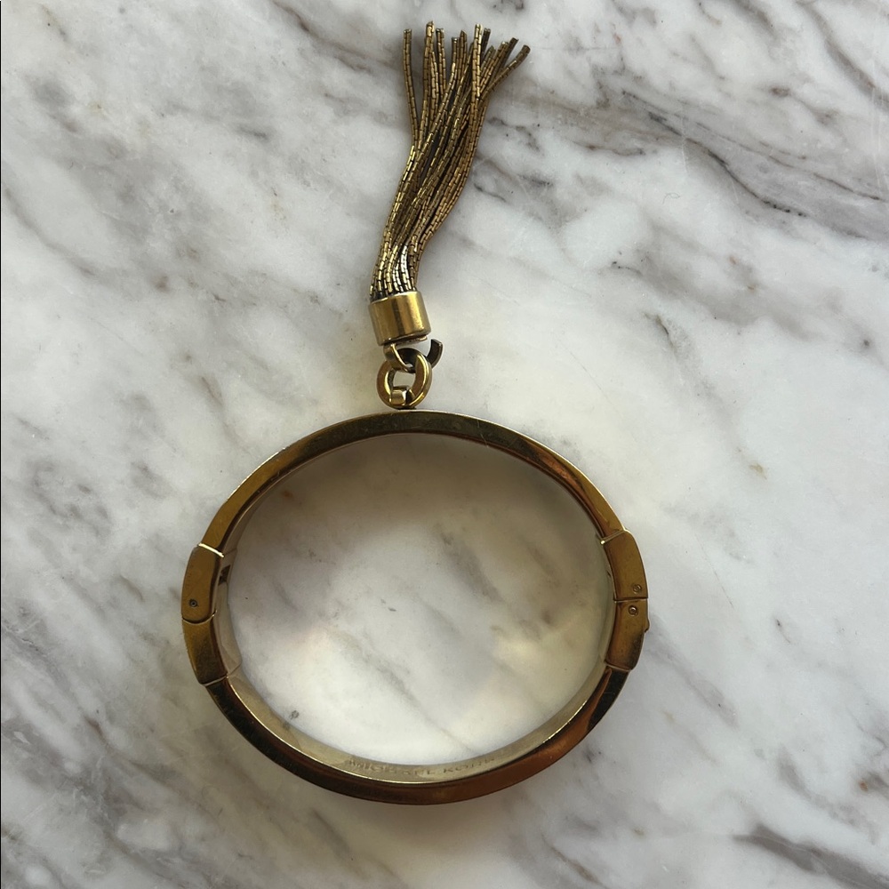 Michael Kors Gold Tassel Bangle - Picture 4 of 4